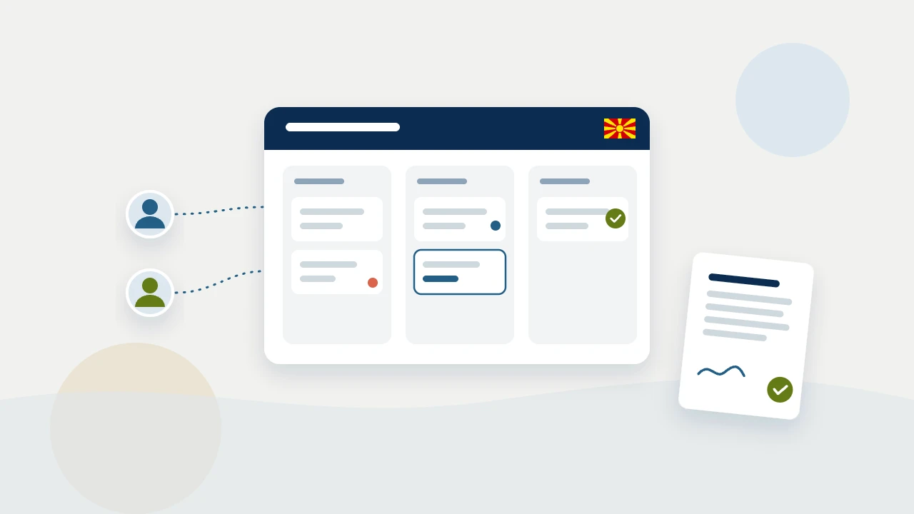 Managing on-demand specialists and project teams in North Macedonia